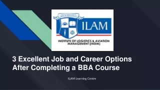 3 Excellent Job and Career Options After Completing a BBA Course