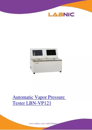 Automatic-Vapor-Pressure-Tester-LBN-VP121