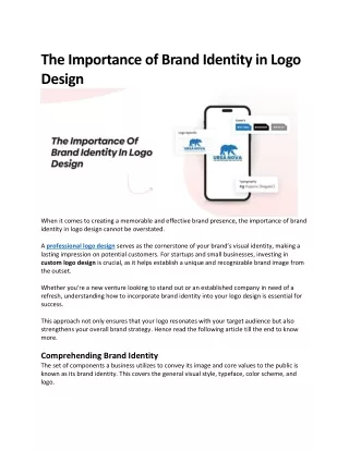 The Importance of Brand Identity in Logo Design