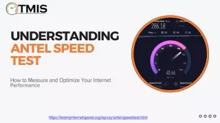 Understanding the Antel Speed Test