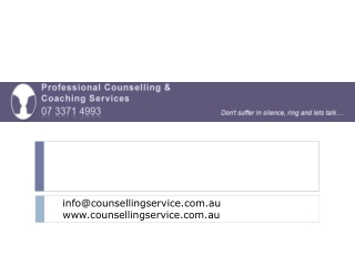 Proofessional Counselling