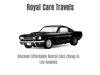 Discover Affordable Rental Cars cheap in Los Angeles