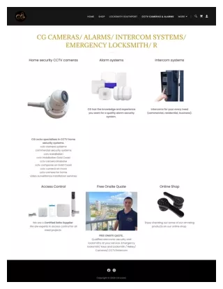 Maximizing security with professional CCTV commercial installation by CG locks