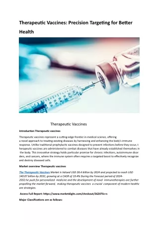 Therapeutic Vaccines2