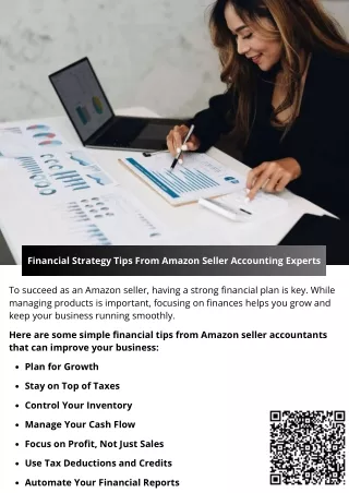 Financial Strategy Tips From Amazon Seller Accounting Experts