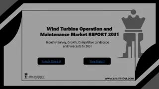 Wind Turbine Operation and Maintenance Market