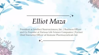 Elliot Maza - A Trailblazing Expert From Fort Lee, NJ