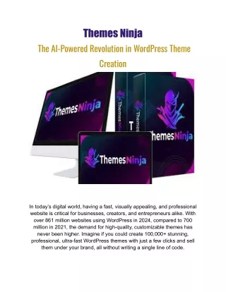 Themes Ninja: The AI-Powered Revolution in WordPress Theme Creation