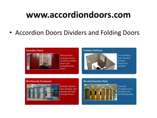 Accordion Doors Dividers and Folding Doors Folding