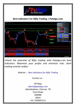 Best Indicators For Nifty Trading  Patalgo.com