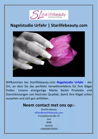 Nagelstudio Urfahr  Starlifebeauty.com