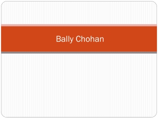 Bally Chohan
