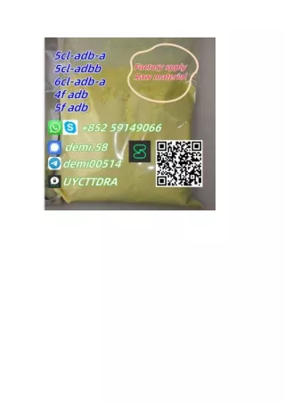 5cladb-a 5cl-adb-a 5cladb yellow powder