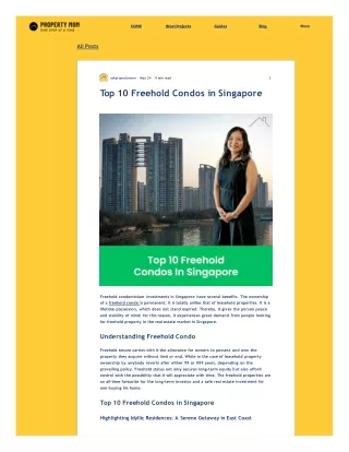 Advantages of Owning a Freehold Condo in Singapore