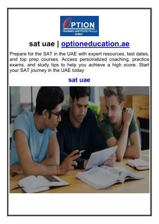 sat uae optioneducation.ae