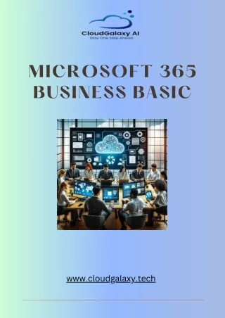 Unlocking the Essentials: Office 365 Business Basic Explained