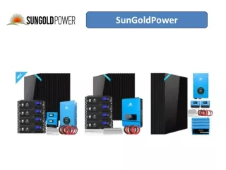 Achieve Energy Sovereignty with SunGoldPower Solar Panel Kits