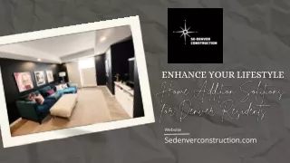 Enhance Your Lifestyle Home Addition Solutions for Denver Residents