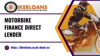 Discover Our Best Motorbike Finance Direct Lender