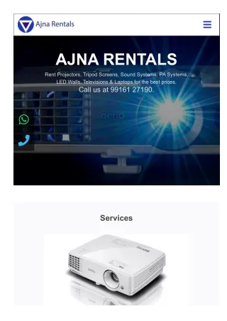 Projector & Screen OnFor Rent In Bangalore  Prices From ₹700