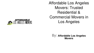 Commercial Movers Los Angeles