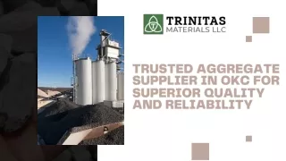 Trusted Aggregate Supplier in OKC for Superior Quality and Reliability