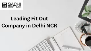 Fit Out Company in Delhi NCR