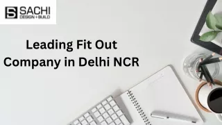 Fit Out Company in Delhi NCR
