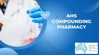 Cosmetic Medicine Centre - AHS Compounding Pharmacy