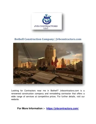 Bothell Construction Company