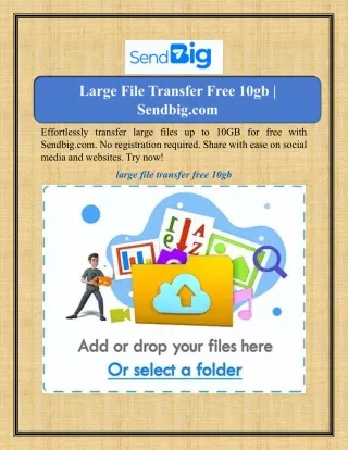 large file transfer free 10gb