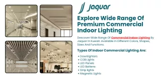 Explore Wide Range Of Premium Commercial Indoor Lighting