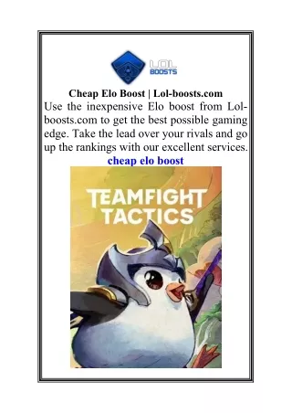 Cheap Elo Boost  Lol-boosts.com