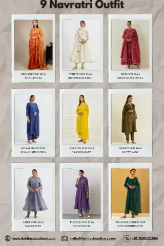 9 Navratri Outfits to Celebrate Festivities in Style