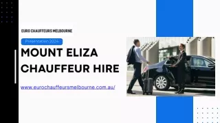 Mount Eliza Chauffeur Hire