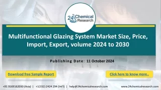 Multifunctional Glazing System Market Size, Price, Import, Export, volume 2024 to 2030