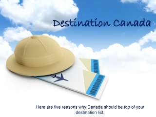 Travel tips, Nature in Canada