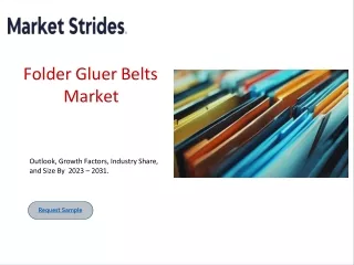 Folder Gluer Belts Market Size, Share, and Forecast to 2031