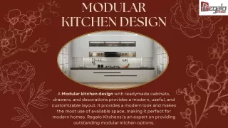 Modular Kitchen Design | Regalo Kitchens