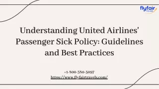 Understanding United Airlines' Passenger Sick Policy