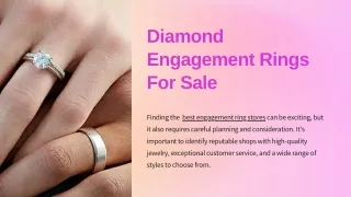 Unmatched Quality in Diamond Engagement Rings