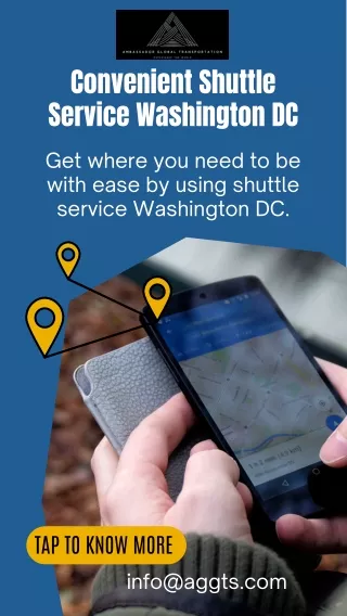 Convenient Shuttle Service Washington DC