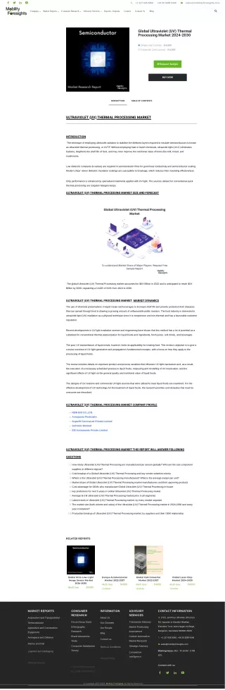 Micro Flow Sensor Market report