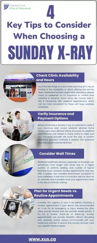 4 Key Tips to Consider When Choosing a Sunday X-ray