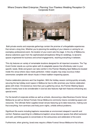 WhereDreamsMeetEnterprisePlanningYourFlawlessWeddingReceptionOrCorporateEvent