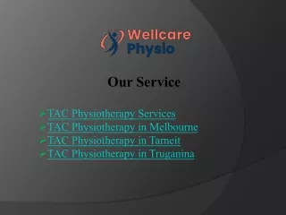 Book TAC Physiotherapy in Truganina - Wellcare Physio