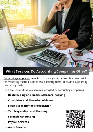 What Services Do Accounting Companies Offer?