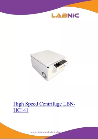 High-Speed-Centrifuge-LBN-HC141