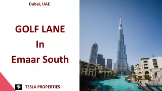 GOLF LANE In Emaar South By Tesla Properties a Real Estate Company In Dubai