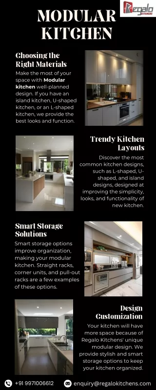 Modular Kitchen | Regalo Kitchens